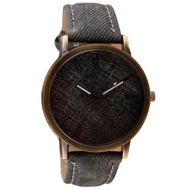 Luxury Analog Quartz Crystal Wristwatch