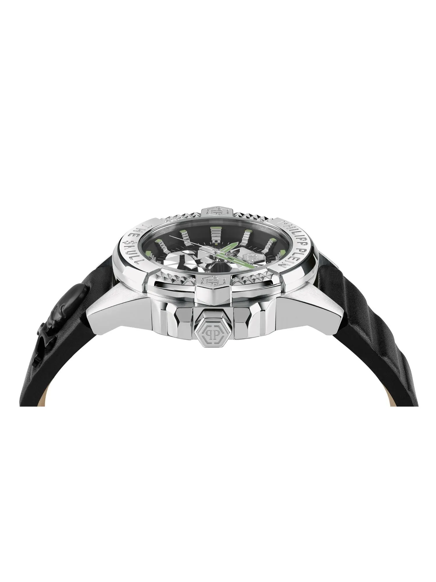 Philipp Plein Men 44 MM Size Black Dial Analog Watch - PWAAA0321