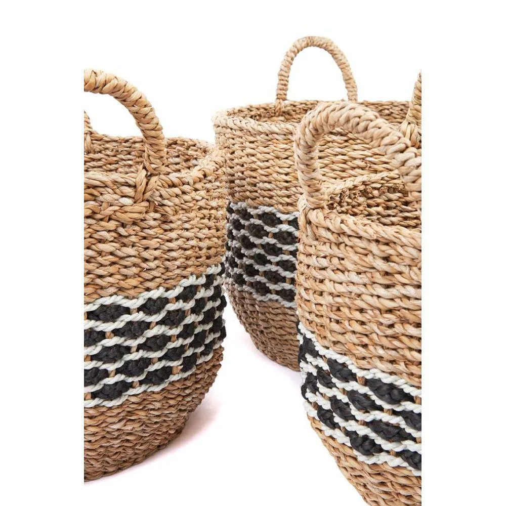Sadar Small Round Seagrass Storage Basket
