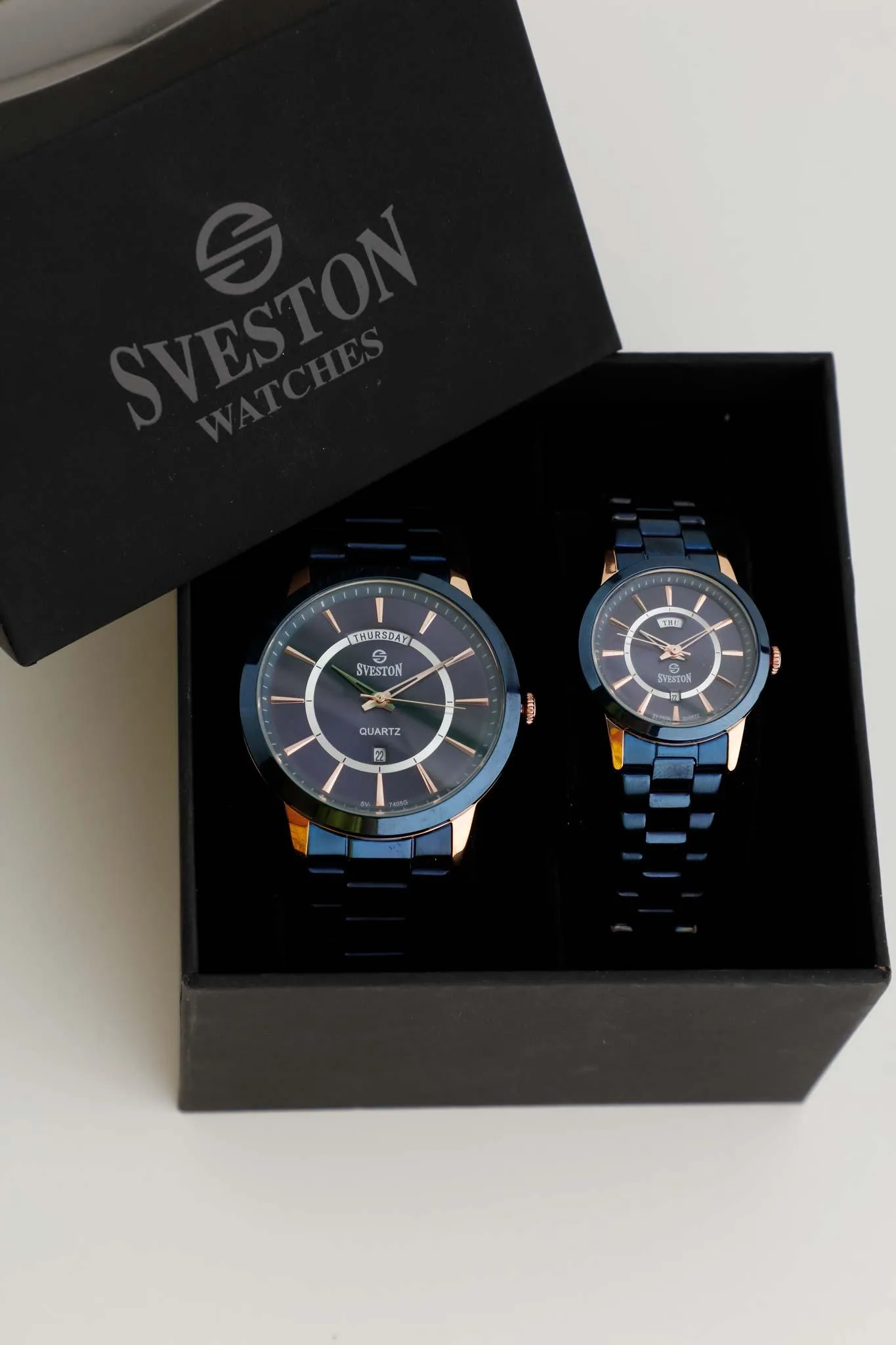 SVESTON COUPLE QUARTZ WATCH